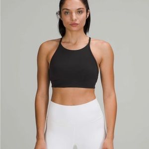 Lululemon Flow Y wrap front high neck bra, size 10